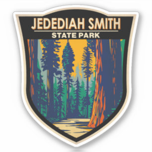 Sticker Jedediah Smith Redwoods State Park Californie