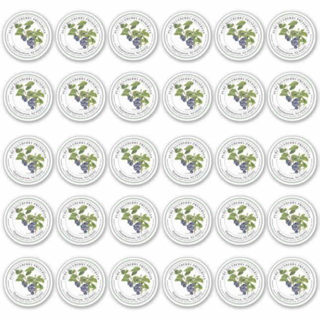 Sticker Jelée de vinyle de 2 pouces Mason ordinaire (Devant)