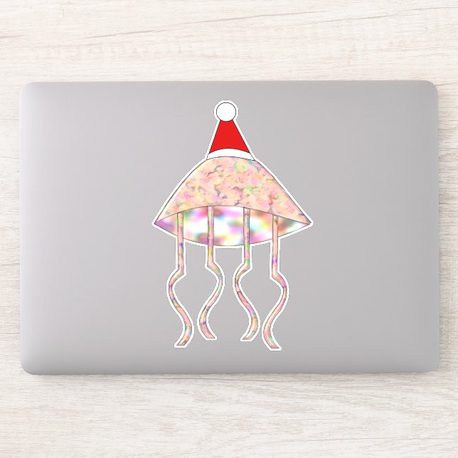 Sticker Jellyfish de Noël (Ordinateur)