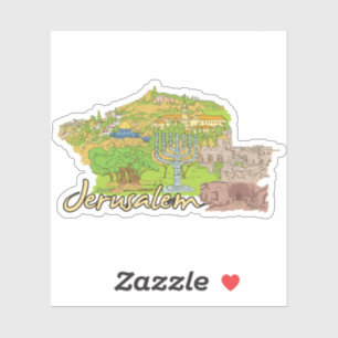 Sticker jérusalem