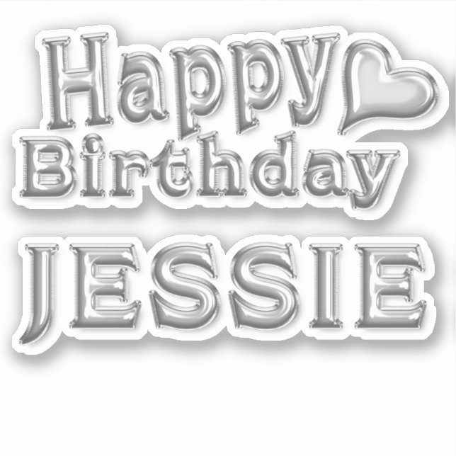 Sticker Jessie Joyeux Anniversaire (Devant)