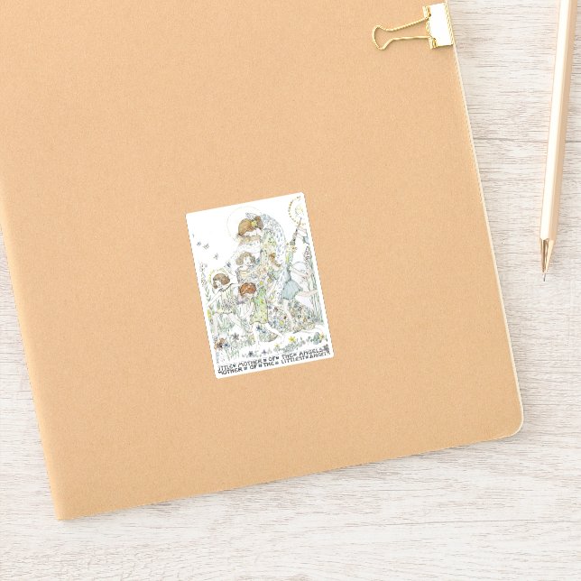 Sticker Jessie M. King Little Mère des Anges (Carnet)