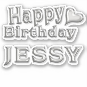 Sticker Jessy Happy Birthday