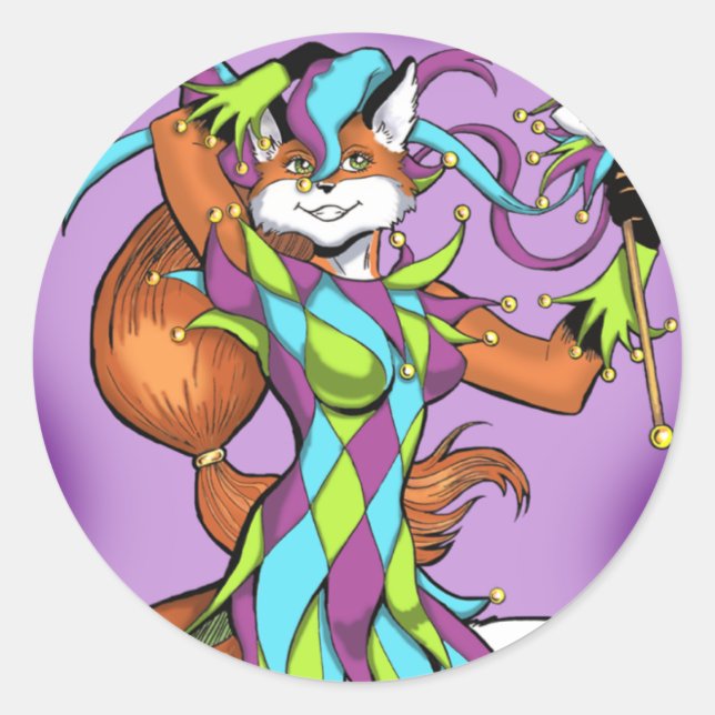 Sticker Jester Fox (Devant)