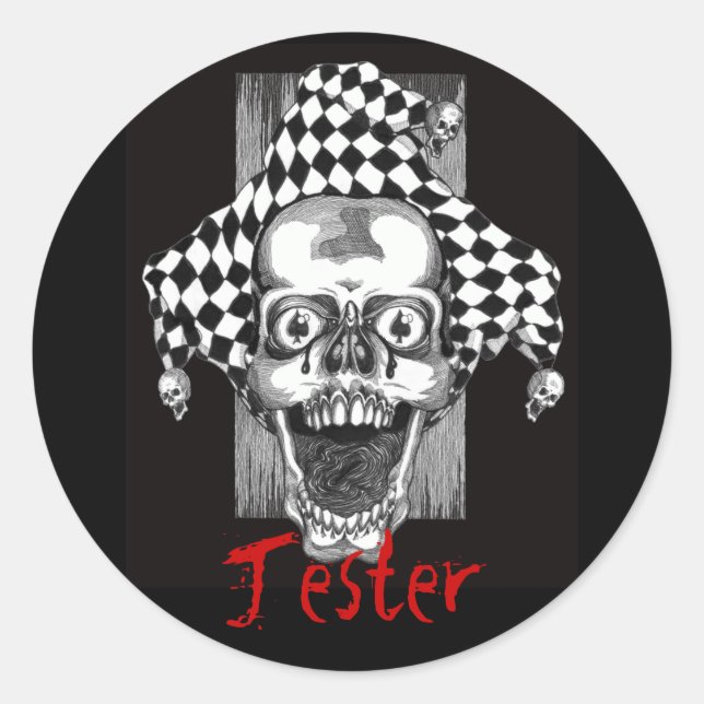 Sticker Jester Mort. (Devant)