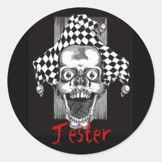 Sticker Jester Mort.