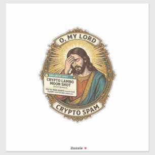 Sticker Jésus a ajouté un spam Crypto Groupe de discussion