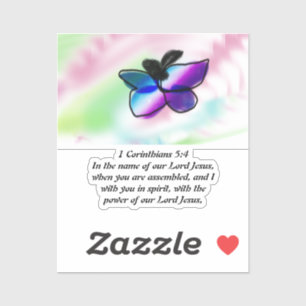 Sticker jésus avec nous