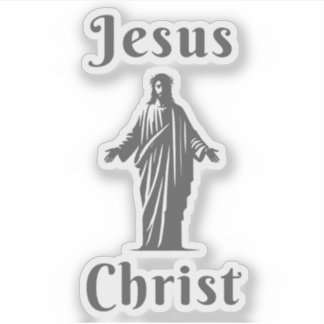 Sticker Jésus-Christ (gris)