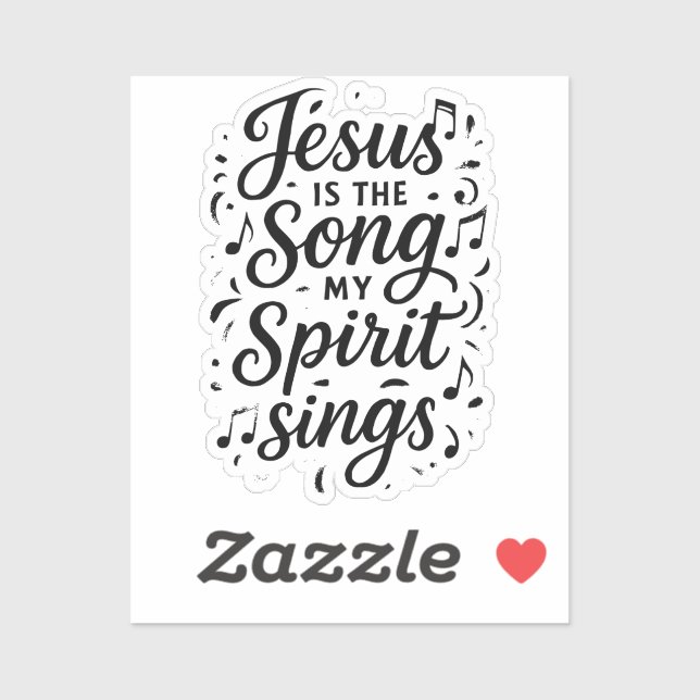 Sticker Jésus est la Chanson  (Feuille)