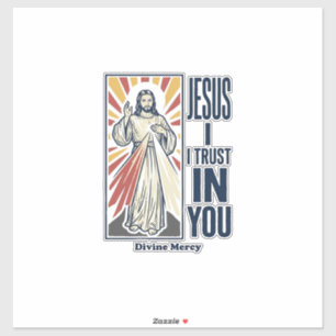 Sticker Jésus, j'ai confiance en toi Conception de chemise