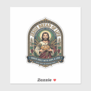 Sticker Jésus Pain De Vie Jésus Pain De Vie Boulangerie Ch