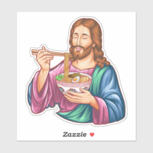 Sticker Jesus Ramen