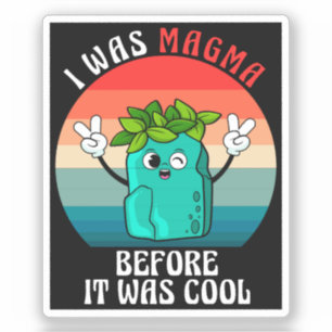 Sticker J'Étais Magma Avant D'Être Géologue En Géologie Co
