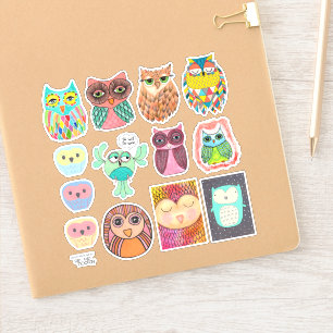 Sticker Jeu d'autocollants Art Vinyl Illustration