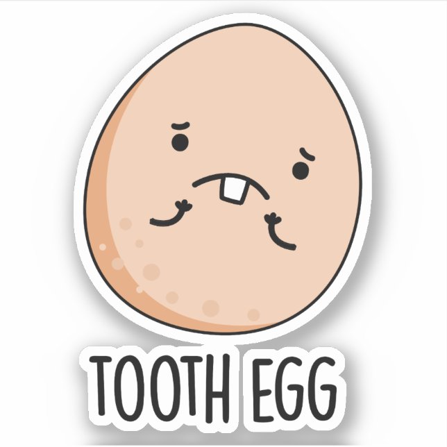 Sticker Jeu de dent Dental Dental Dental Toothache Pun (Devant)