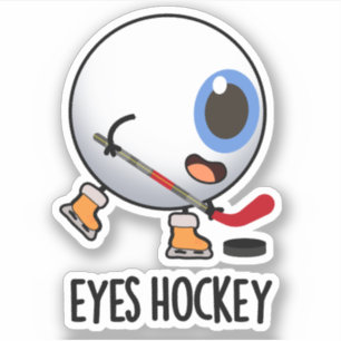 Sticker Jeu de sport de hockey sur glace amusant