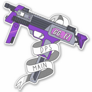 Sticker Jeu principal Jeu principal Purple Cartographie Ma