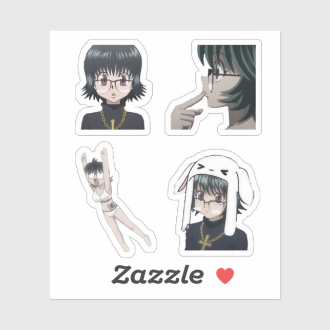 Sticker jeu Shizuku Murazaki chasseur x chasseur autocolla (Feuille)