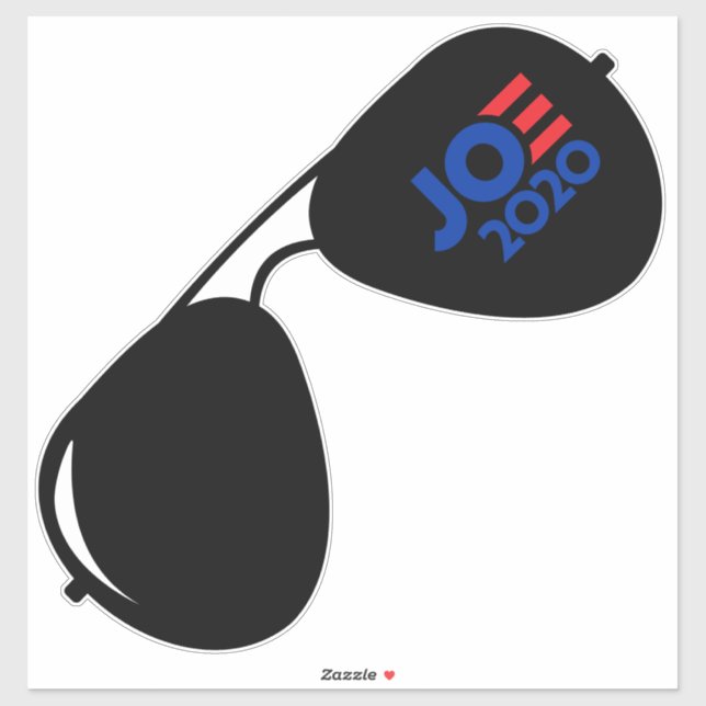 Sticker Joe Biden 2020 Aviateurs (Feuille)