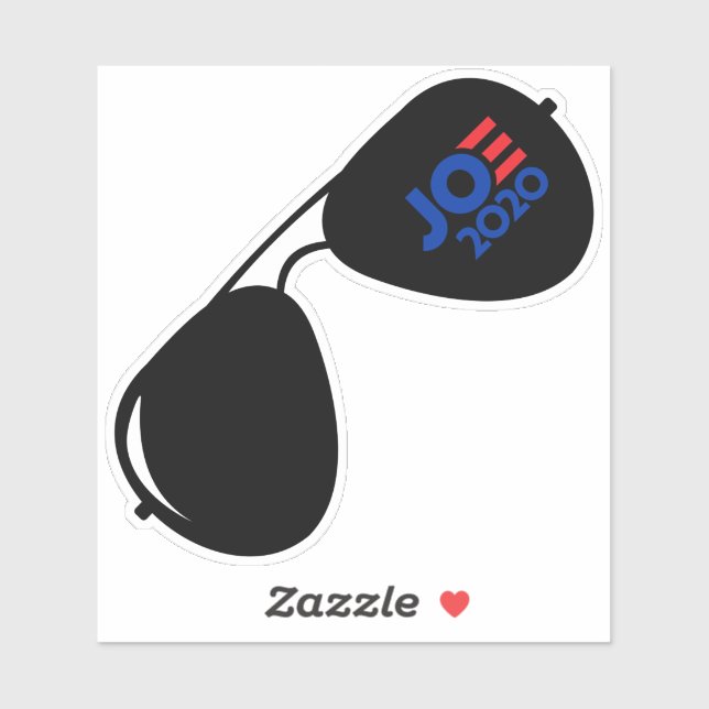 Sticker Joe Biden 2020 Aviateurs (Feuille)