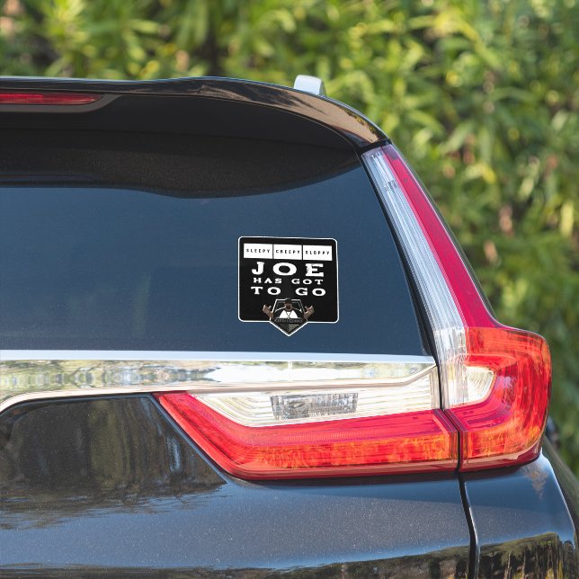 Sticker Joe Doit Y Aller (Côté voiture)
