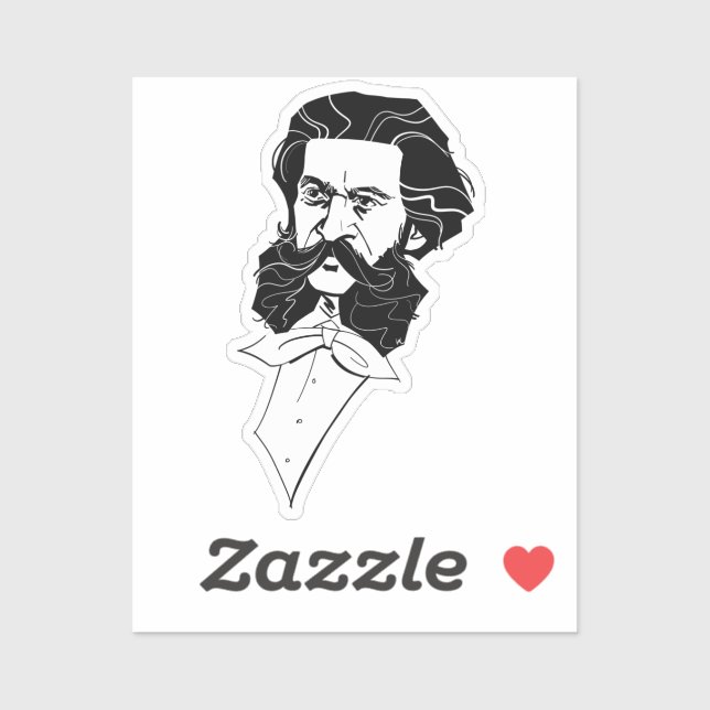 Sticker Johann Strauss Jr (Feuille)
