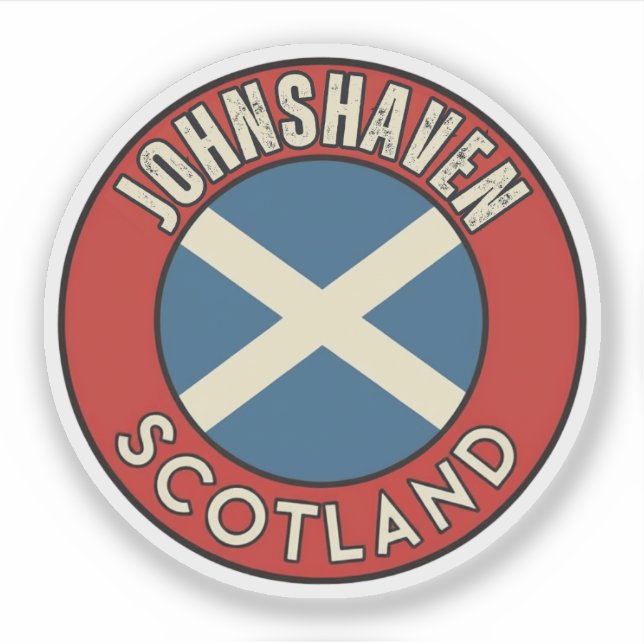 Sticker Johnshaven, Écosse (Devant)