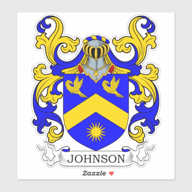 Sticker Johnson Family Crest (Feuille)
