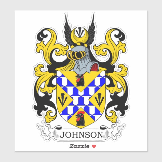 Sticker Johnson Family Crest (Feuille)