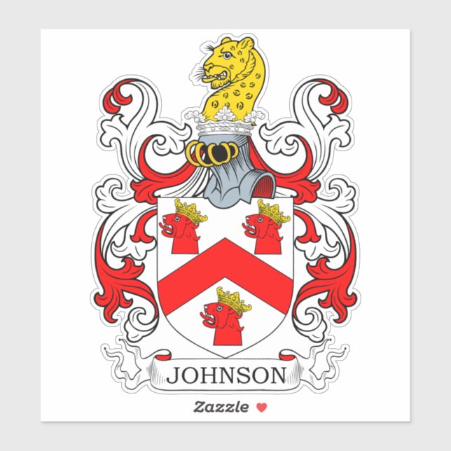 Sticker Johnson Family Crest (Feuille)