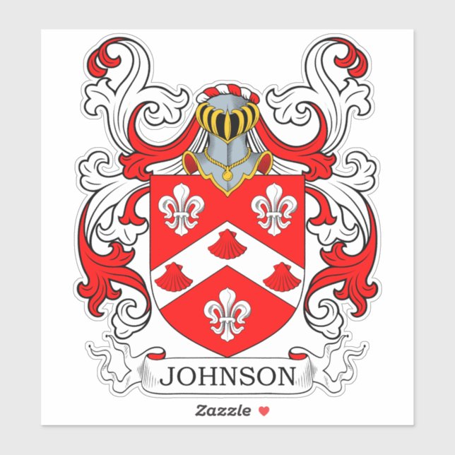 Sticker Johnson Family Crest (Feuille)