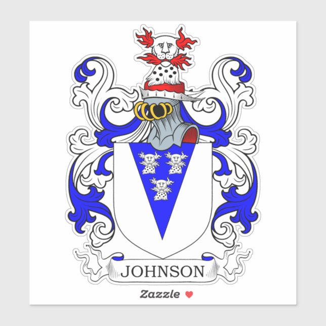 Sticker Johnson Family Crest (Feuille)