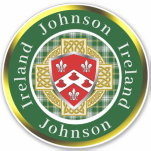Sticker Johnson Shield & Celtic Cross Personnalisé