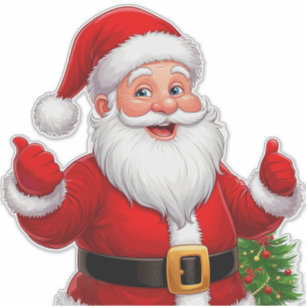 Sticker 🎅 Joie de Noël Santa Style Maison Joyeux
