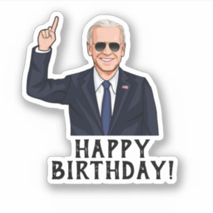STICKER JOLI ANNIVERSAIRE DE JOE BIDEN