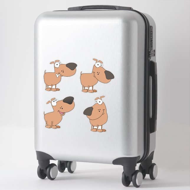 Sticker Joli chiot (Sur valise)