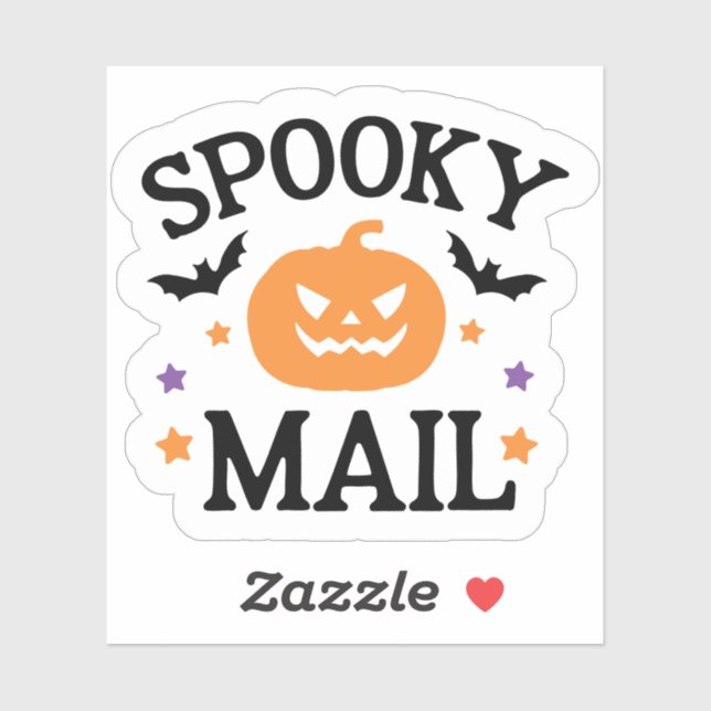 Sticker Joli Courrier Épouvantable Timbre de Courrier d'Ha (Feuille)