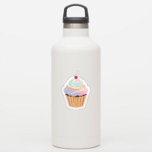 Sticker Joli Cupcake au Ton Pastel