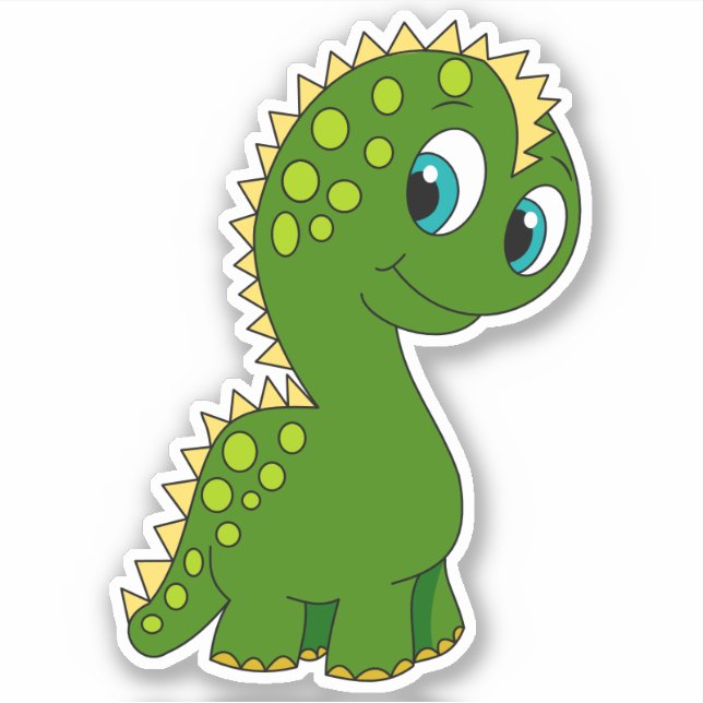 Sticker Joli dinosaure (Devant)
