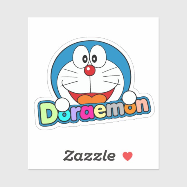 Sticker Joli Fanart de Doraemon (Feuille)