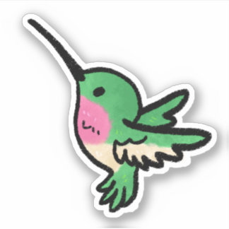 Sticker Joli HummingBird