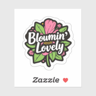 Sticker Joli jardin fleuri