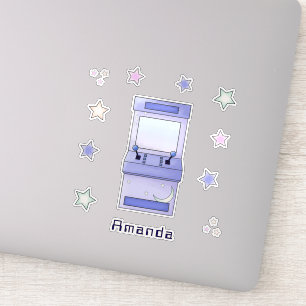Sticker Joli jeu d'arcade rétro pour l'anniversaire des en