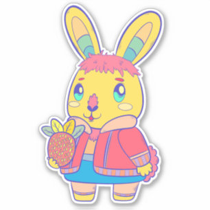 Sticker Joli lapin