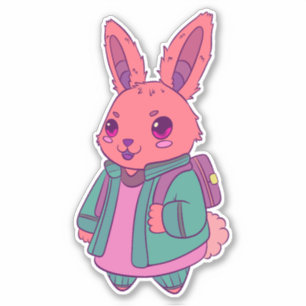 Sticker Joli lapin