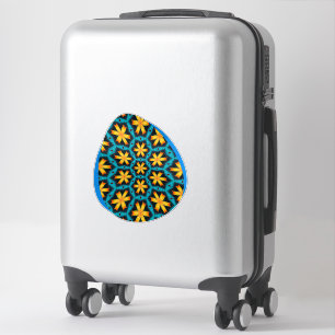 Sticker Joli Motif de fleurs Abstraites