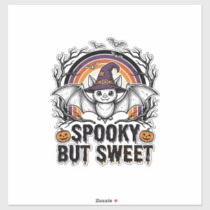 Sticker Jolie chauve-souris d'Halloween Gravure vintage T-
