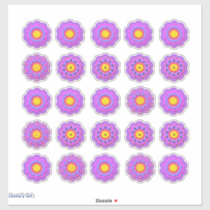Sticker Jolie Fleurs De Fleur De Fleur De Fleur Rose