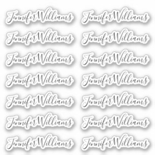 Sticker Jolie + Moderne Calligraphie Nom du script